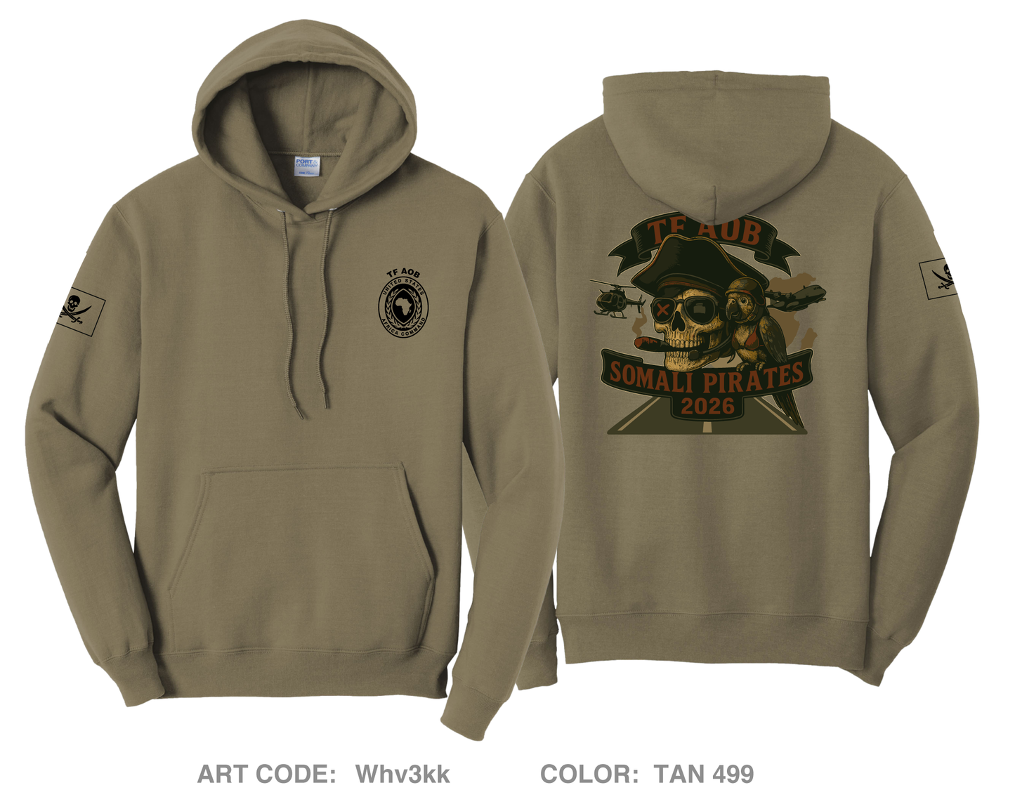 204th TF AOB Comfort Unisex Hooded Sweatshirt - Whv3kk