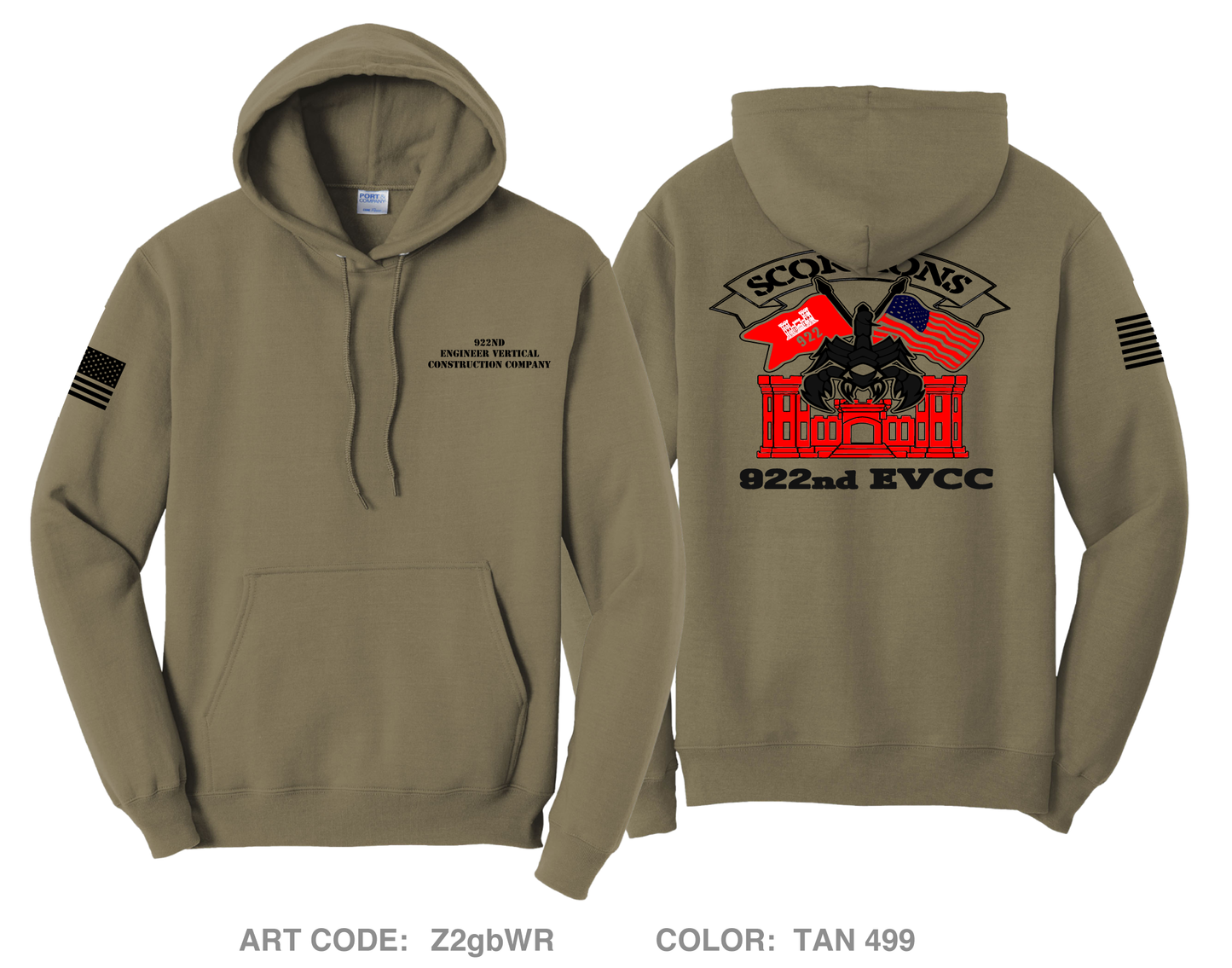 922nd EVCC Comfort Unisex Hooded Sweatshirt - Z2gbWR