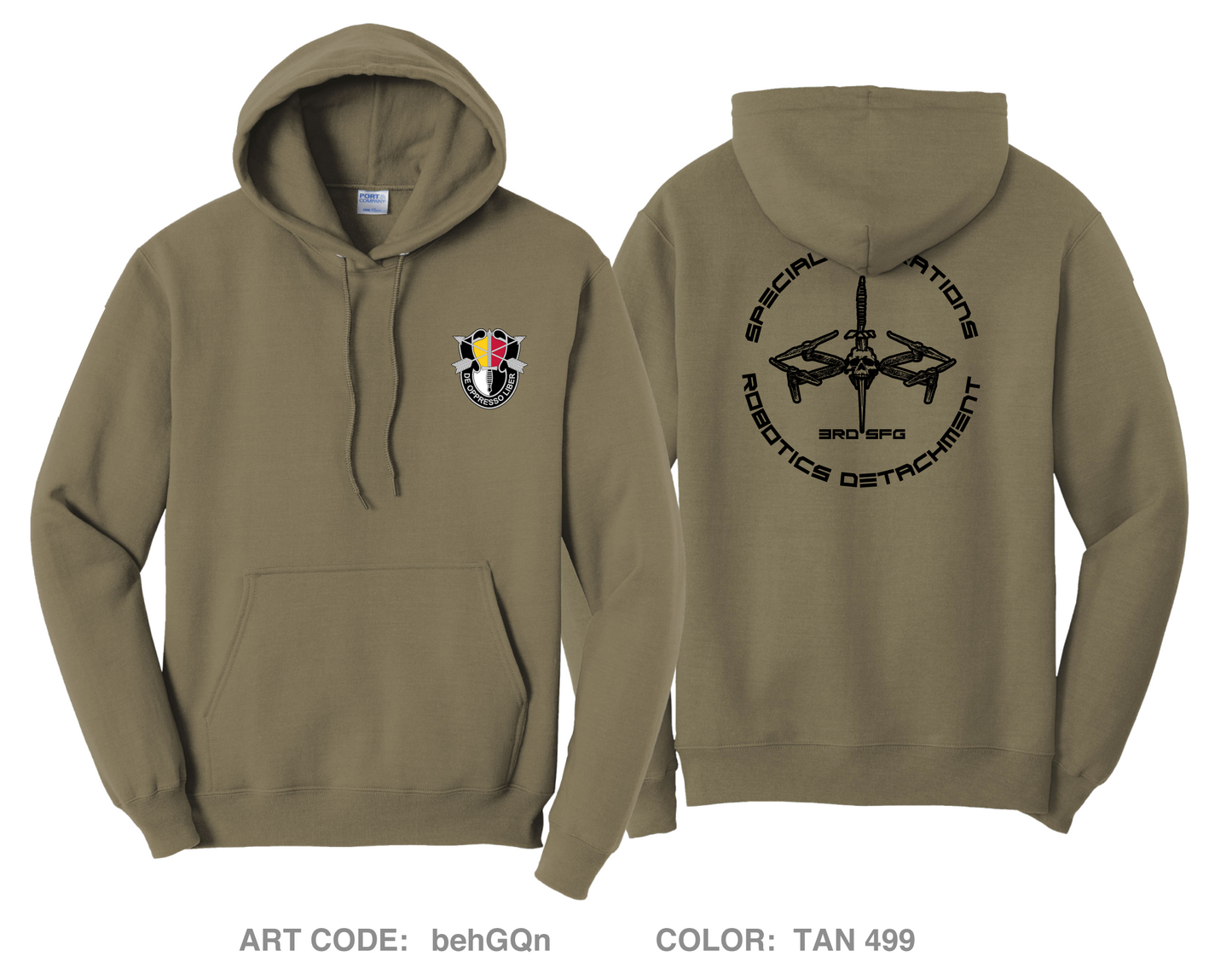 SORD, TISC, 4/3 SFG (A) Comfort Unisex Hooded Sweatshirt - behGQn