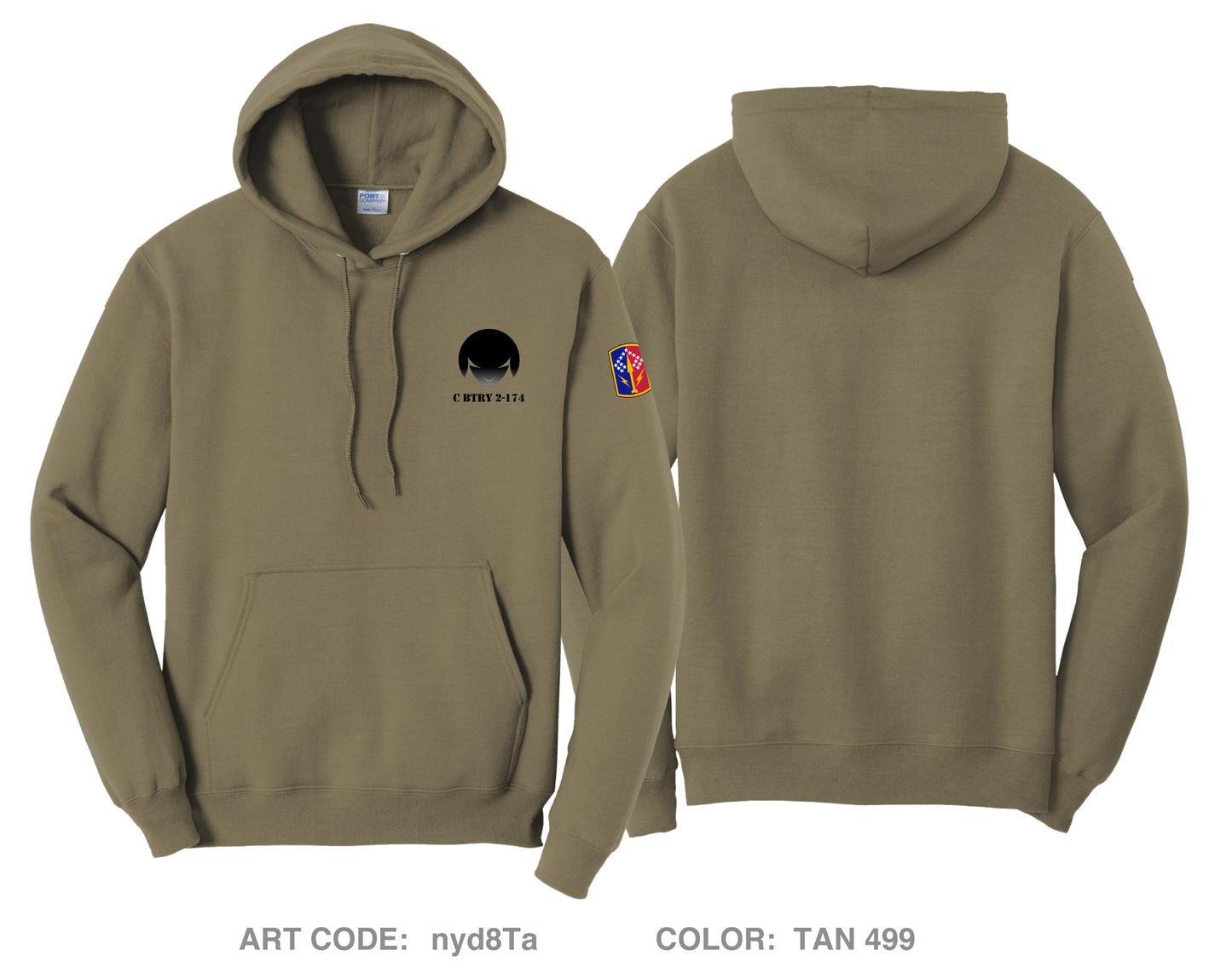 2-174 ADA Fundraising Collection Comfort Unisex Hooded Sweatshirt - nyd8Ta
