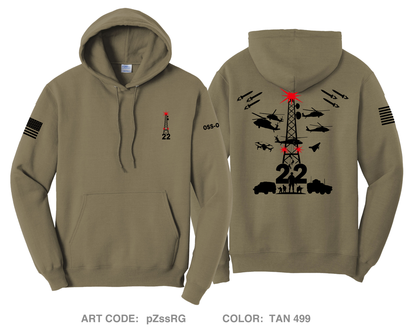 Tower 22 Store 1 Comfort Unisex Hooded Sweatshirt - pZssRG