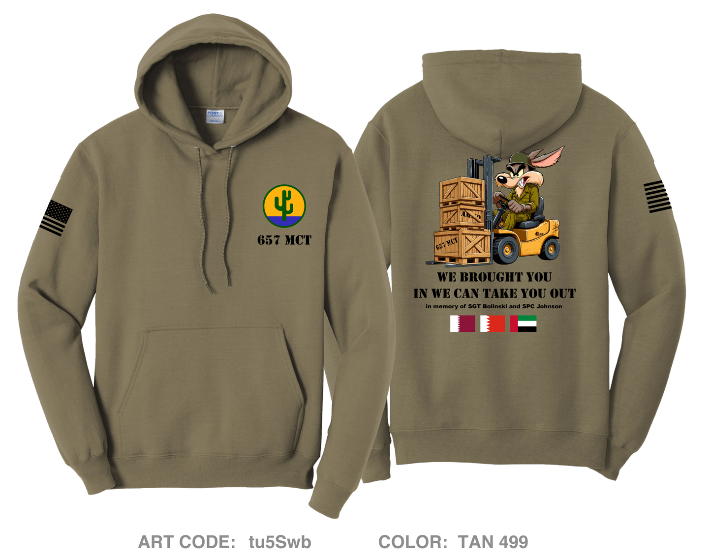 657 Mct Comfort Unisex Hooded Sweatshirt - tu5Swb