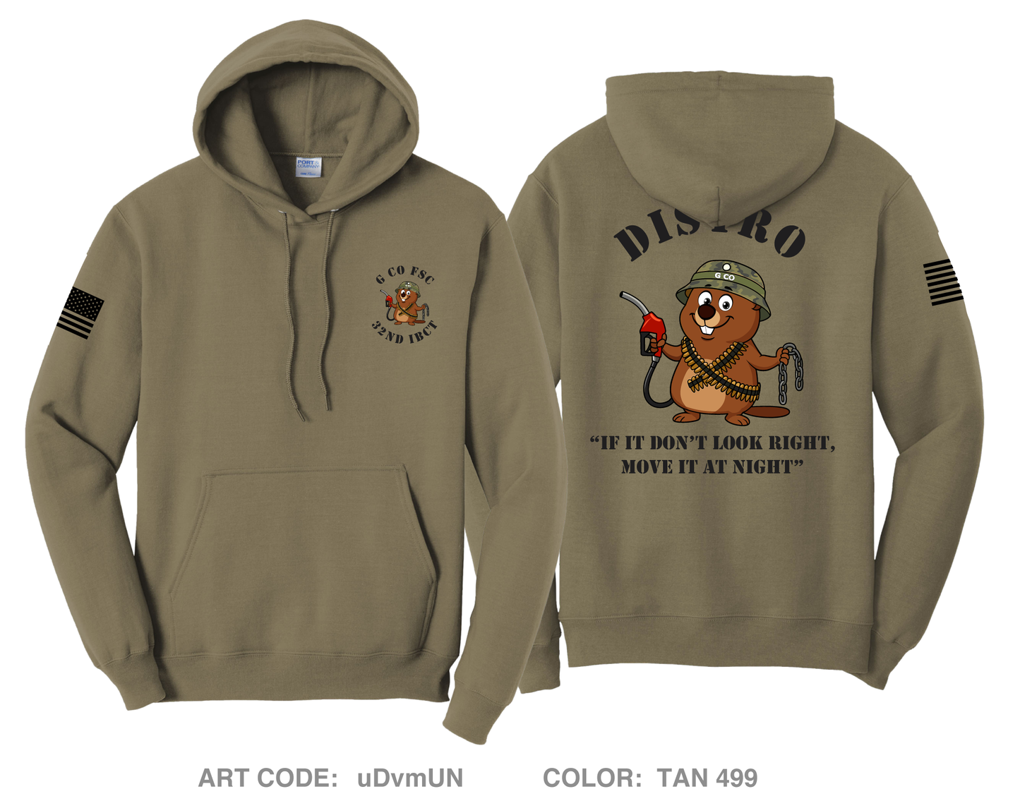 G Co FSC 32nd IBCT Comfort Unisex Hooded Sweatshirt - uDvmUN