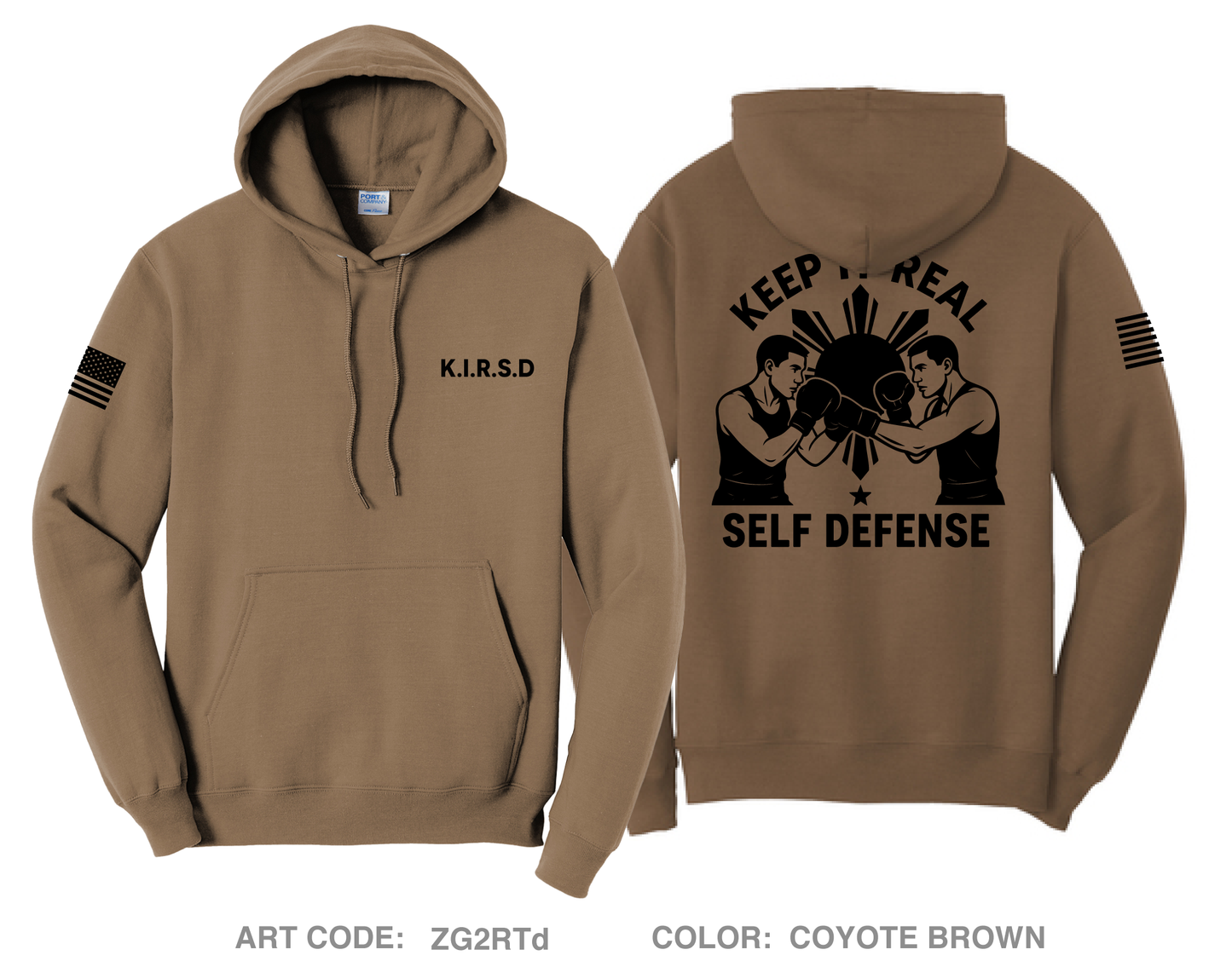 Keep It Real Self Defense Comfort Unisex Hooded Sweatshirt - ZG2RTd