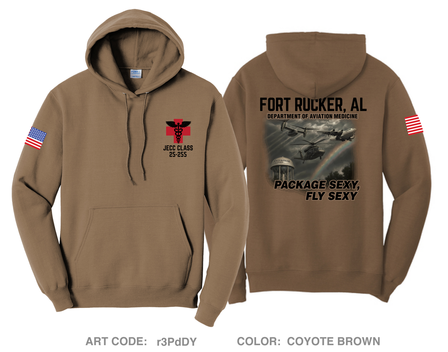 JECC CLASS 25-255 Comfort Unisex Hooded Sweatshirt - r3PdDY