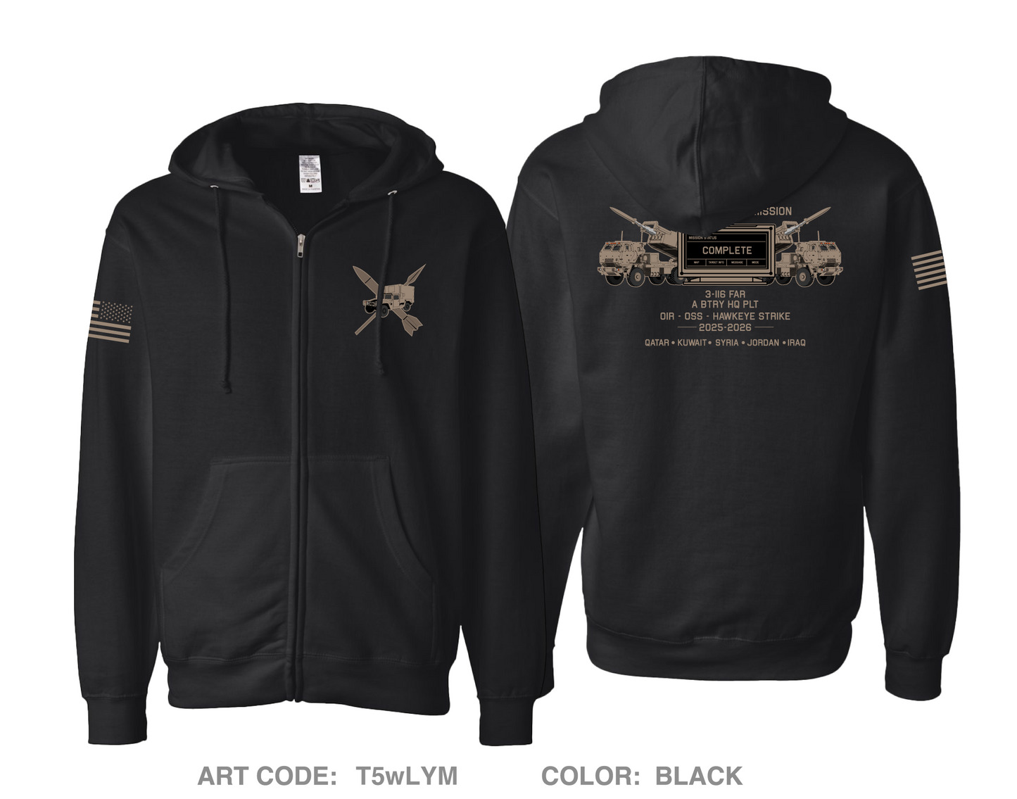 Alpha Battery 3-116FAR Comfort Unisex Cotton Blend Full-Zip Hooded Sweatshirt - T5wLYM