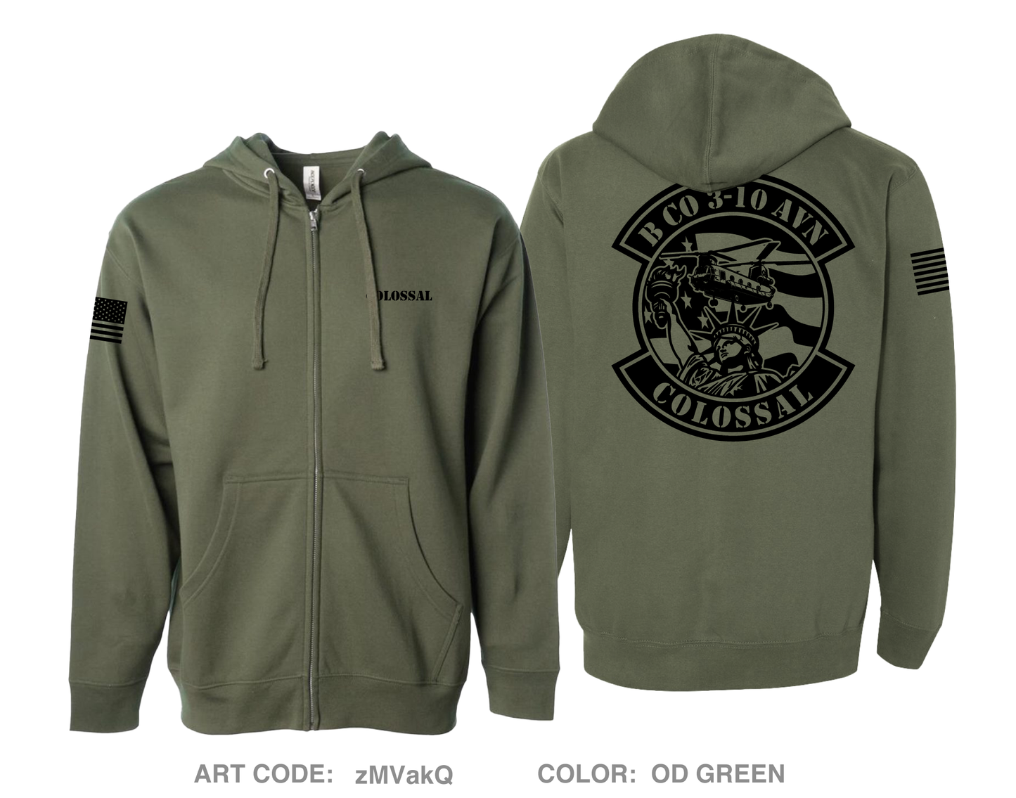 B-Co 3-10 Colossal Comfort Unisex Cotton Blend Full-Zip Hooded Sweatshirt - zMVakQ