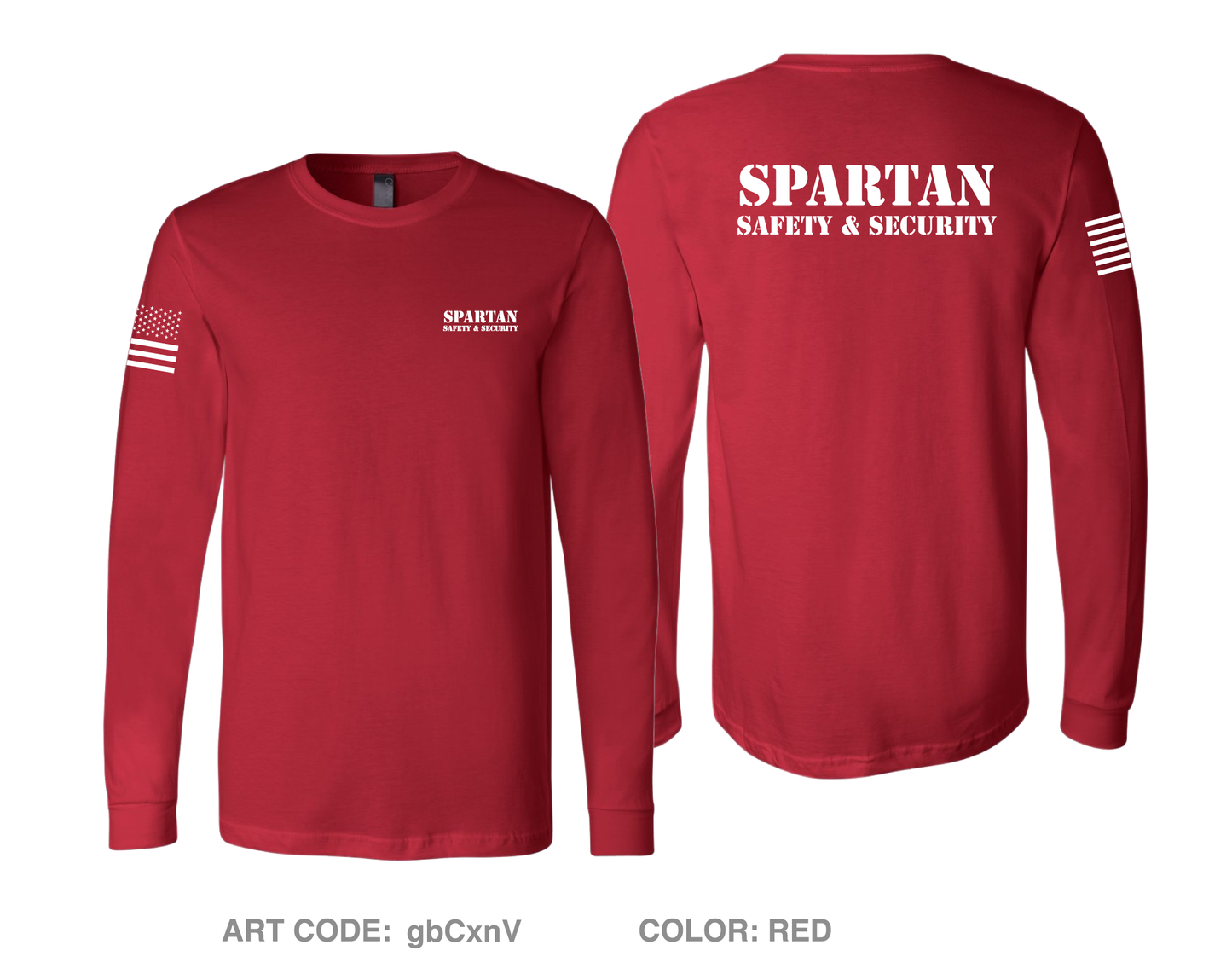 Spartan Safety & Security STORE 1 Comfort Men's Cotton LS Tee - gbCxnV