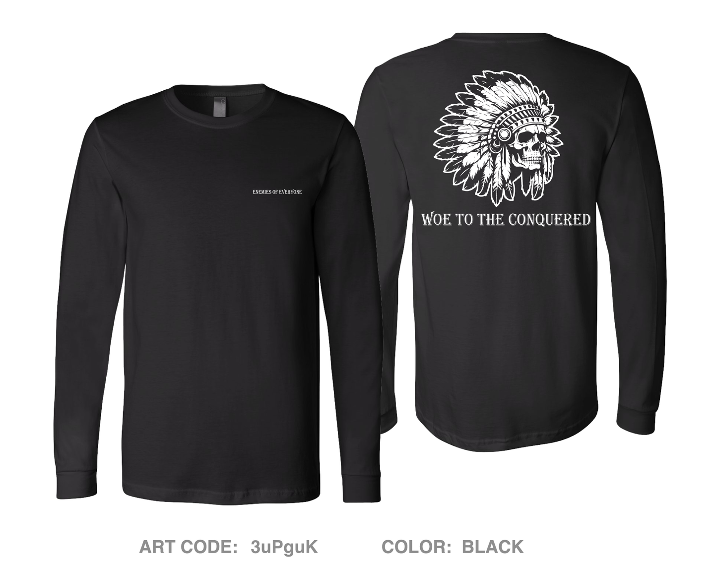 COMANCHES Comfort Unisex Cotton LS Tee - 3uPguK