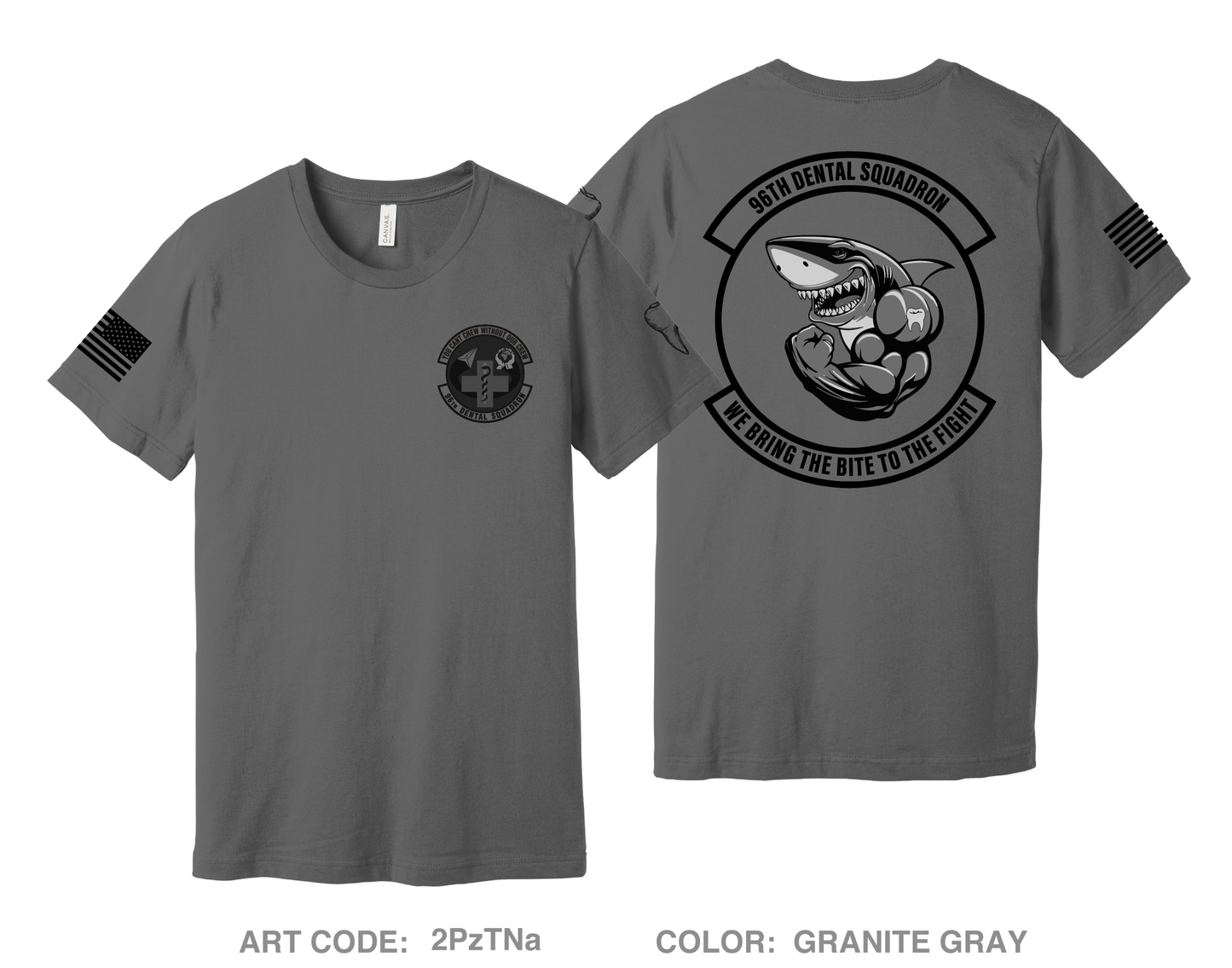 96th Dental Squadron Comfort Unisex Cotton SS Tee - 2PzTNa