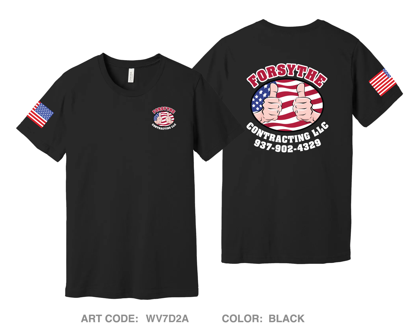 Forsythe Contracting LLC Comfort Unisex Cotton SS Tee - WV7D2A