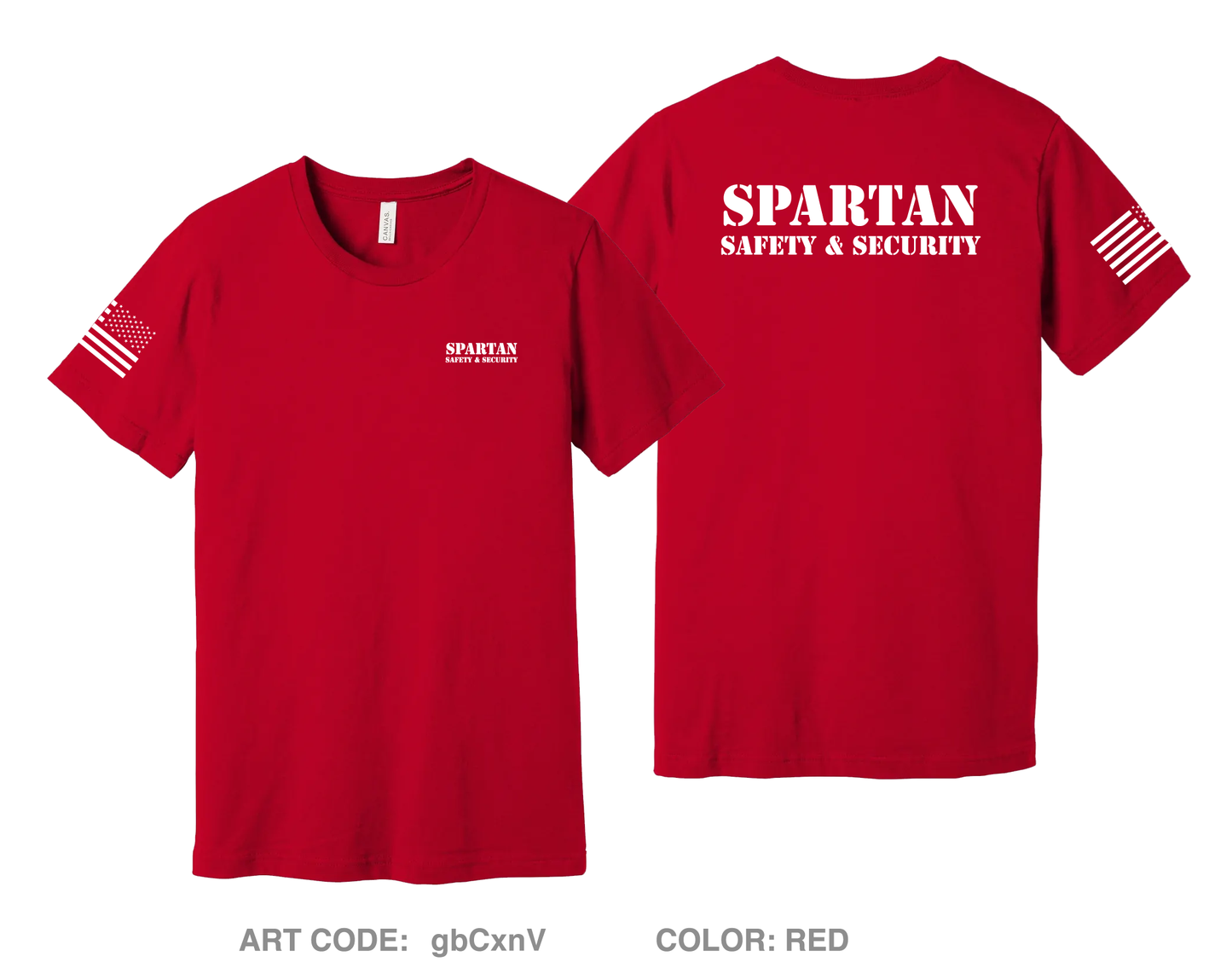 Spartan Safety & Security STORE 1 Comfort Unisex Cotton SS Tee - gbCxnV