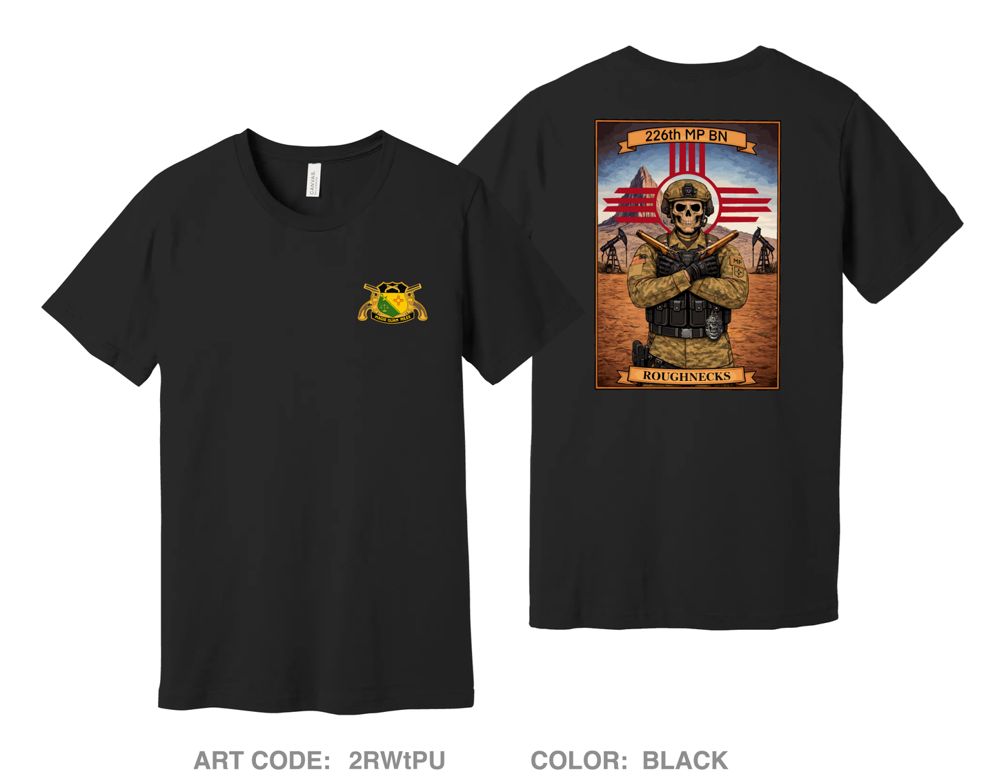 226th MP BN Comfort Unisex Cotton SS Tee - 2RWtPU