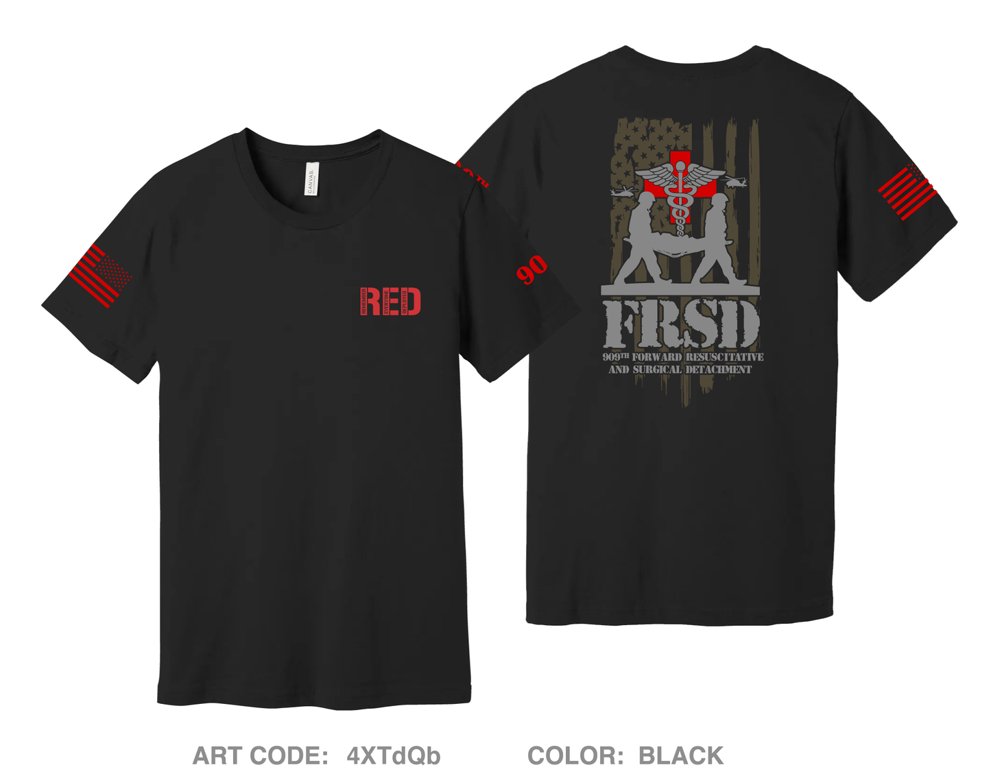 909th FRSD Comfort Unisex Cotton SS Tee - 4XTdQb