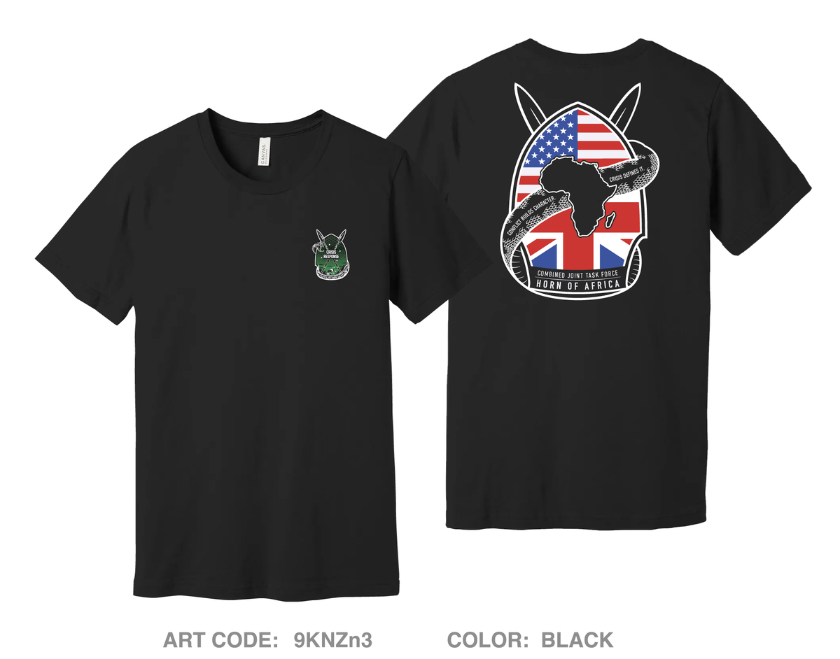 CJ-35 Crisis Response, CJTF-HOA Comfort Unisex Cotton SS Tee - 9KNZn3