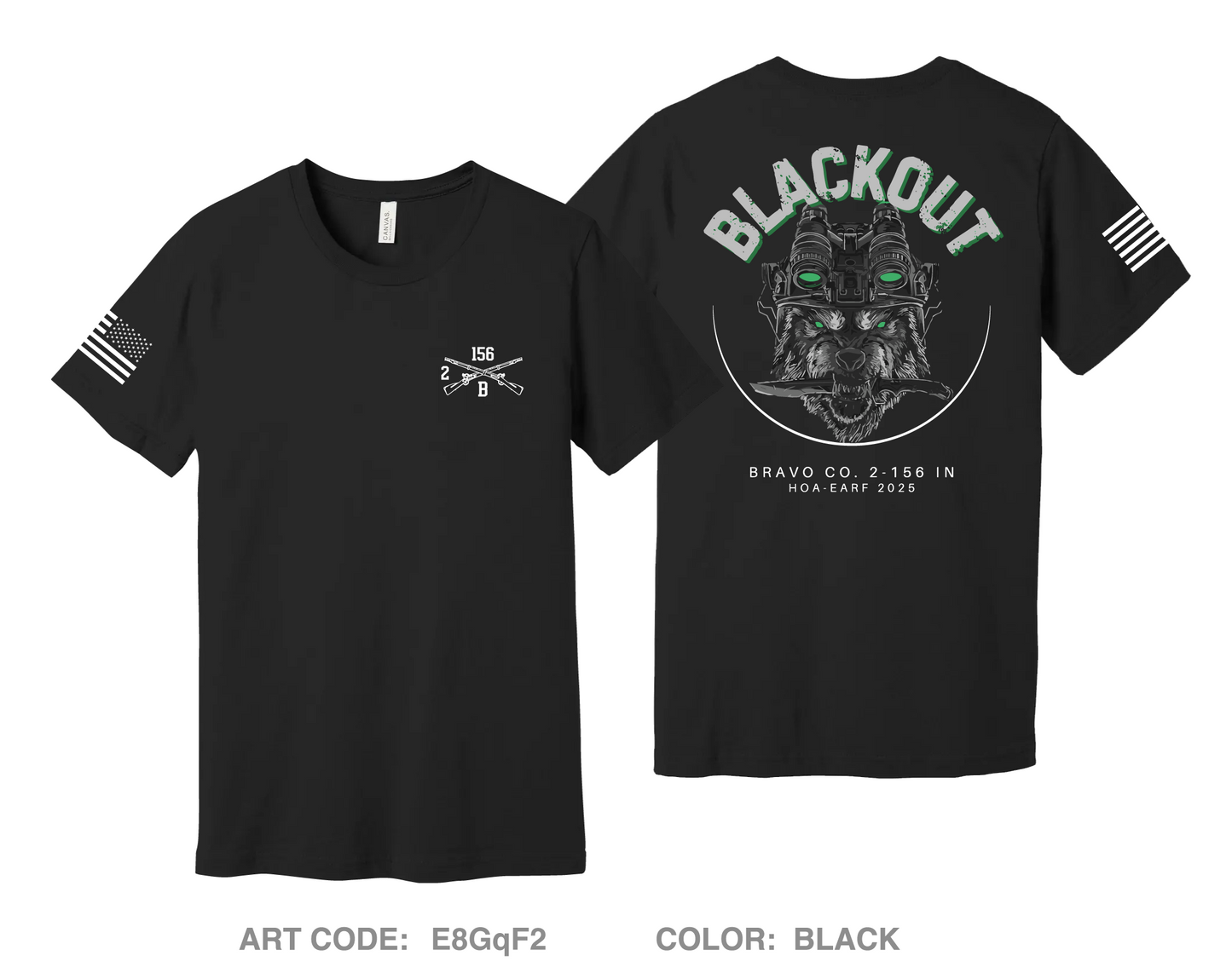 Blackout Comfort Unisex Cotton SS Tee - E8GqF2