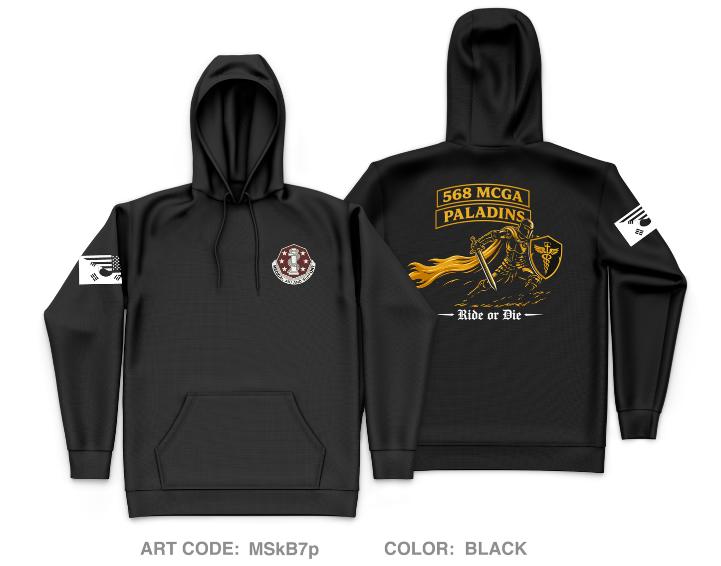 568 MCGA Paladins Core Men's Hooded Performance Sweatshirt - MSkB7p