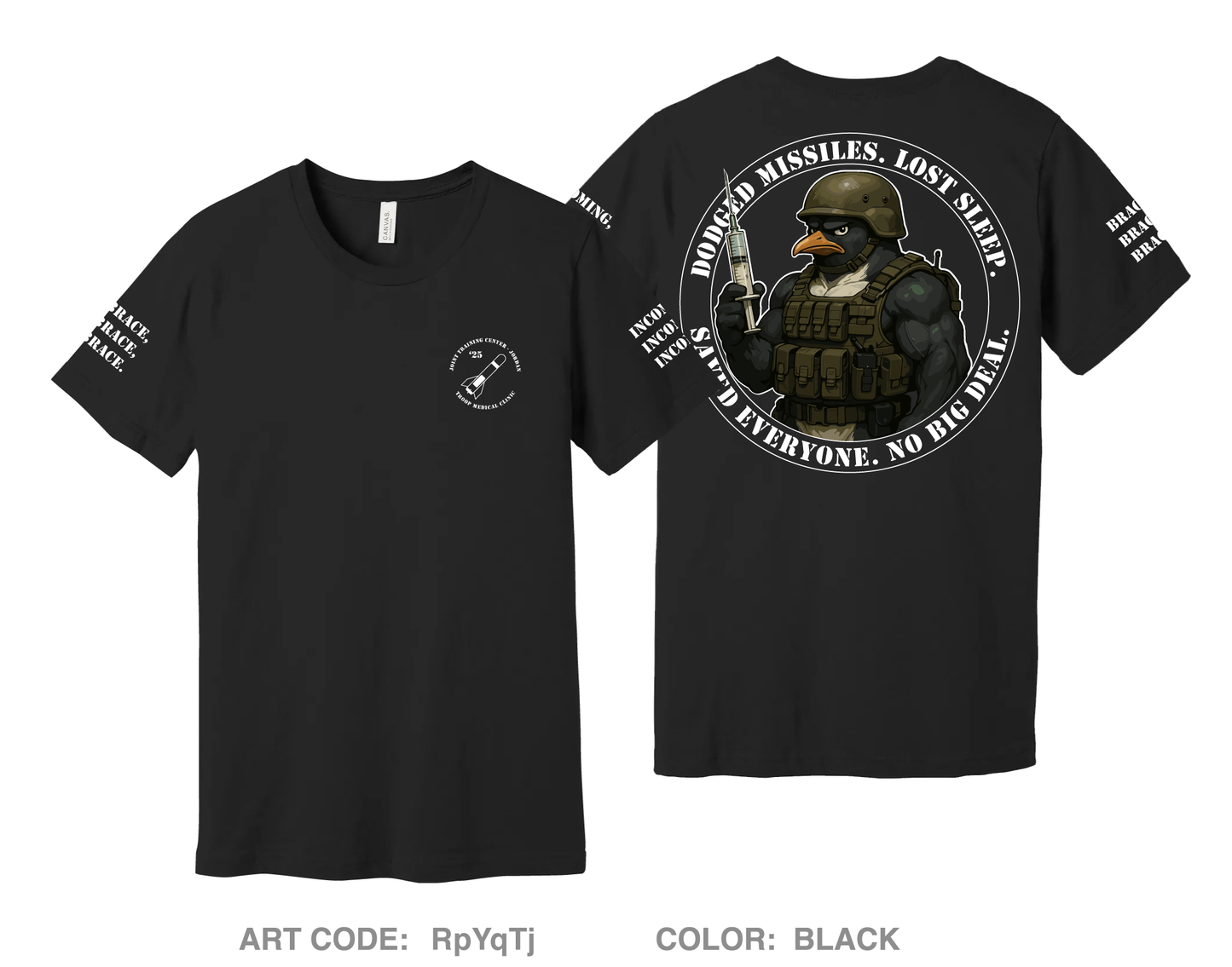 Army Troop Medical Clinic Comfort Unisex Cotton SS Tee - RpYqTj