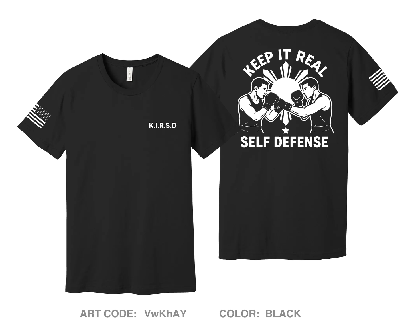 Keep It Real Self Defense Comfort Unisex Cotton SS Tee - VwKhAY