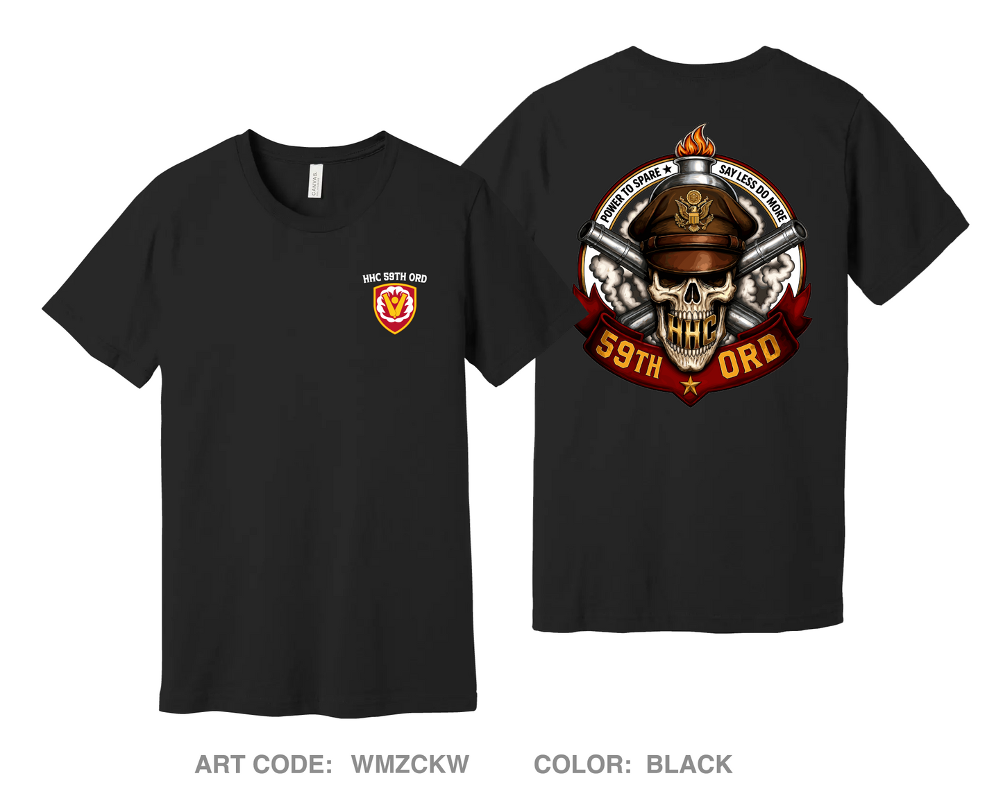 59th ORD BDE Comfort Unisex Cotton SS Tee - WMZCKW