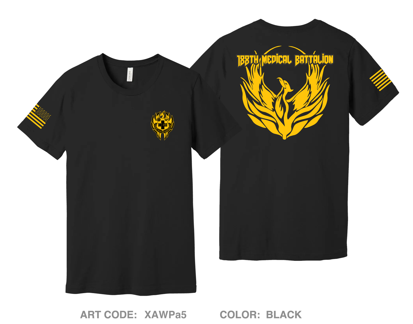 188 MED BN Fundraising Collection Comfort Unisex Cotton SS Tee - XAWPa5