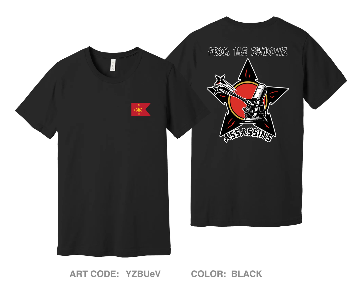 A BTRY 5/5 Comfort Unisex Cotton SS Tee - YZBUeV