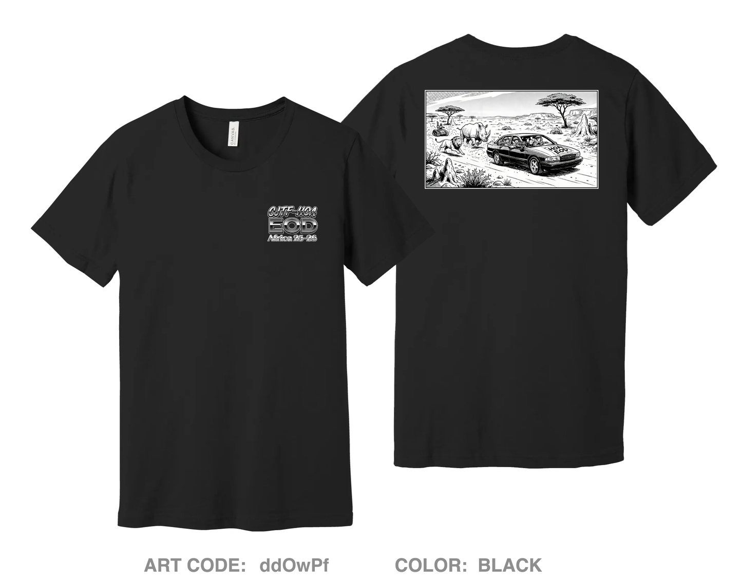 HOA-EOD Comfort Unisex Cotton SS Tee - ddOwPf