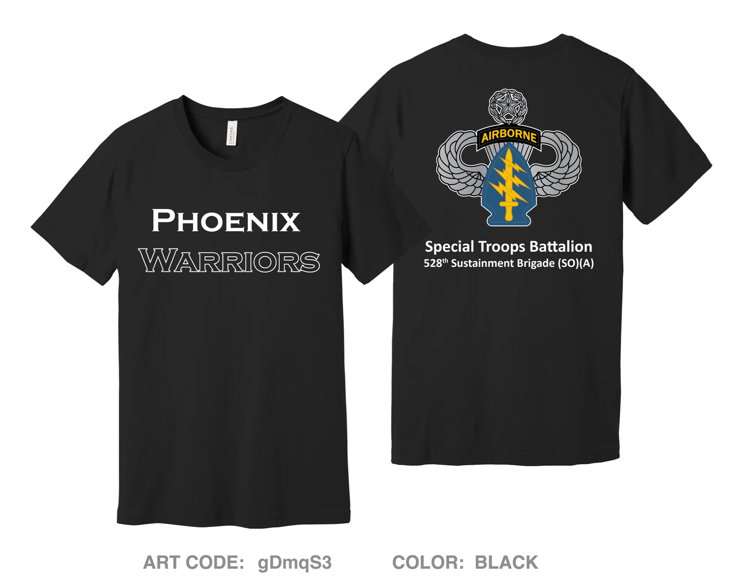 Special Troops Battalion, 528th Sustainment Brigade Comfort Unisex Cotton SS Tee - gDmqS3