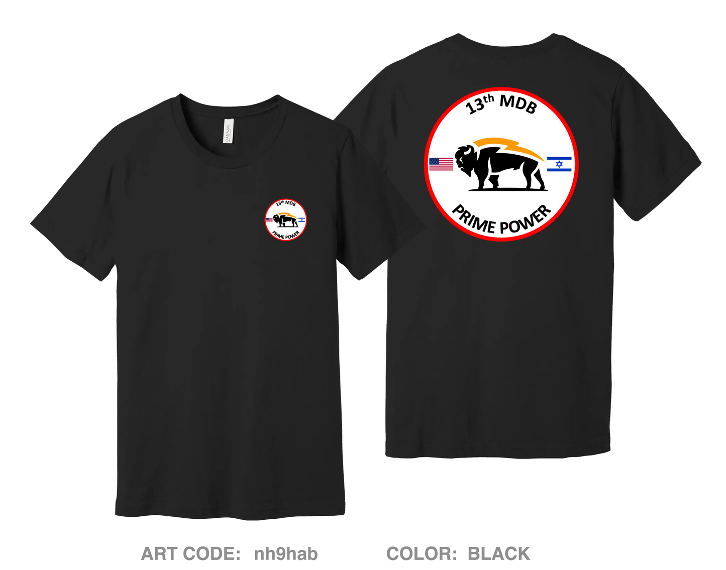 13th MDB Prime Power Comfort Unisex Cotton SS Tee - nh9hab