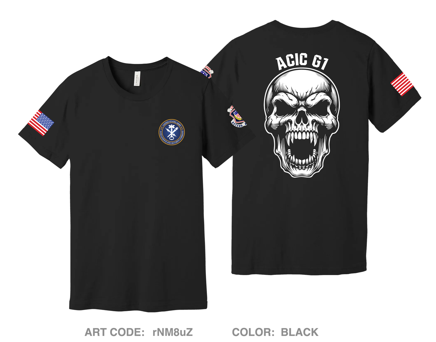 ACIC G1 Comfort Unisex Cotton SS Tee - rNM8uZ