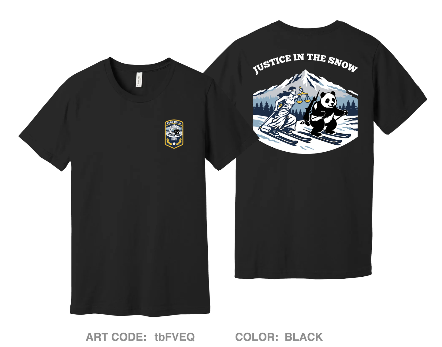 Office of the Special Trial Counsel at Fort Drum Comfort Unisex Cotton SS Tee - tbFVEQ