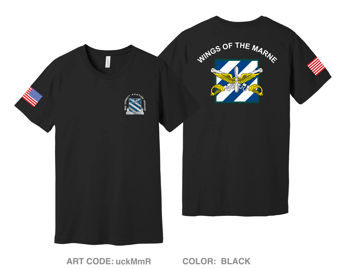 3rd Combat Aviation Brigade, 3rd Infantry Division Comfort Unisex Cotton SS Tee - uckMmR