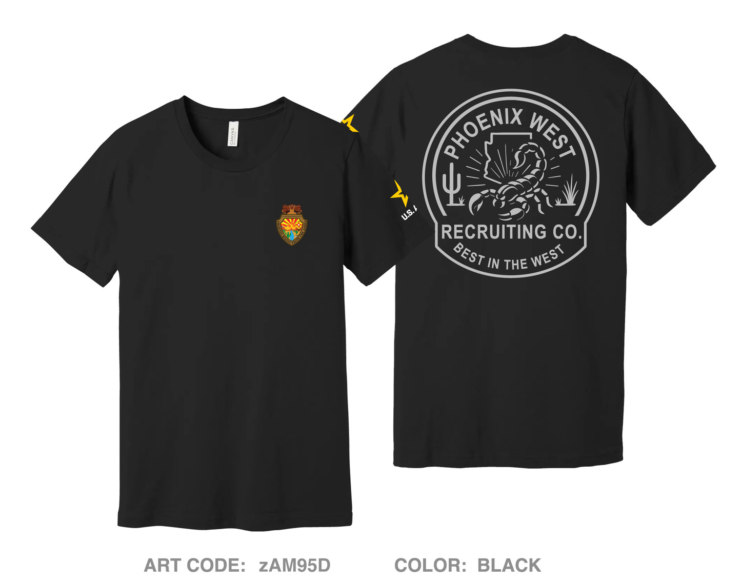 Phoenix West Recruiting Company Comfort Unisex Cotton SS Tee - zAM95D