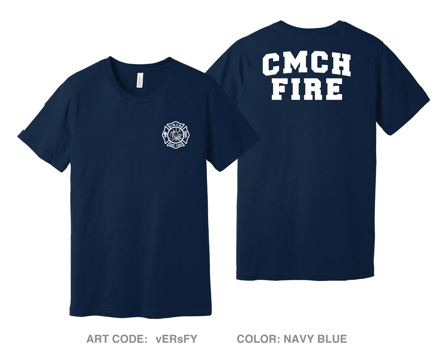Cape May Court House Fire Dept Comfort Unisex Cotton SS Tee - vERsFY