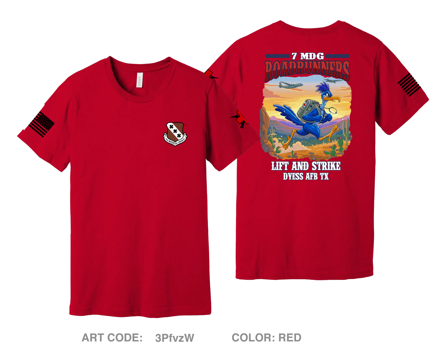 7 MDG Roadrunners Fundraising Collection Comfort Unisex Cotton SS Tee - 3PfvzW