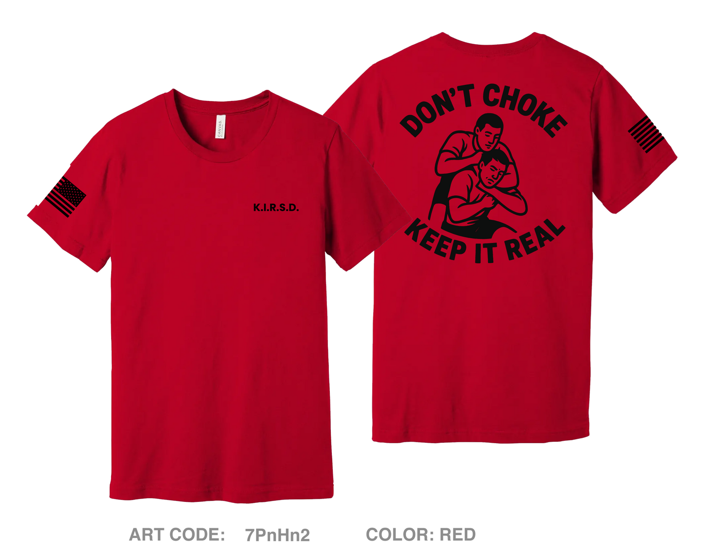 Keep It Real Self Defense Comfort Unisex Cotton SS Tee - 7PnHn2