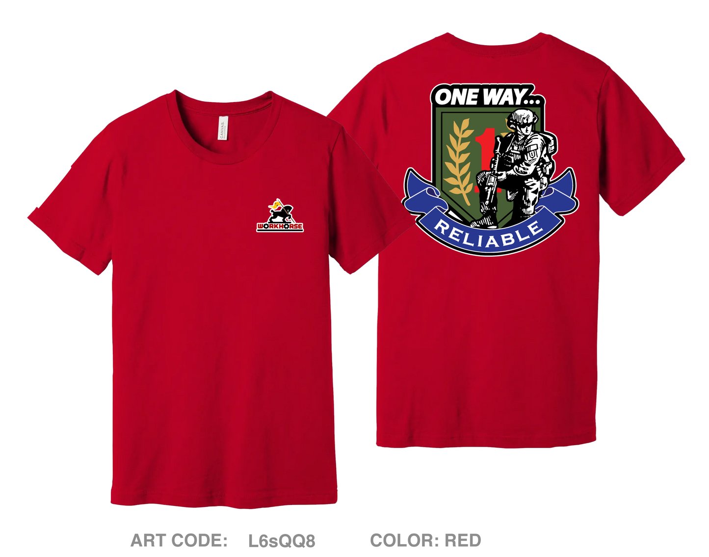 511th Quartermaster Company Comfort Unisex Cotton SS Tee - L6sQQ8