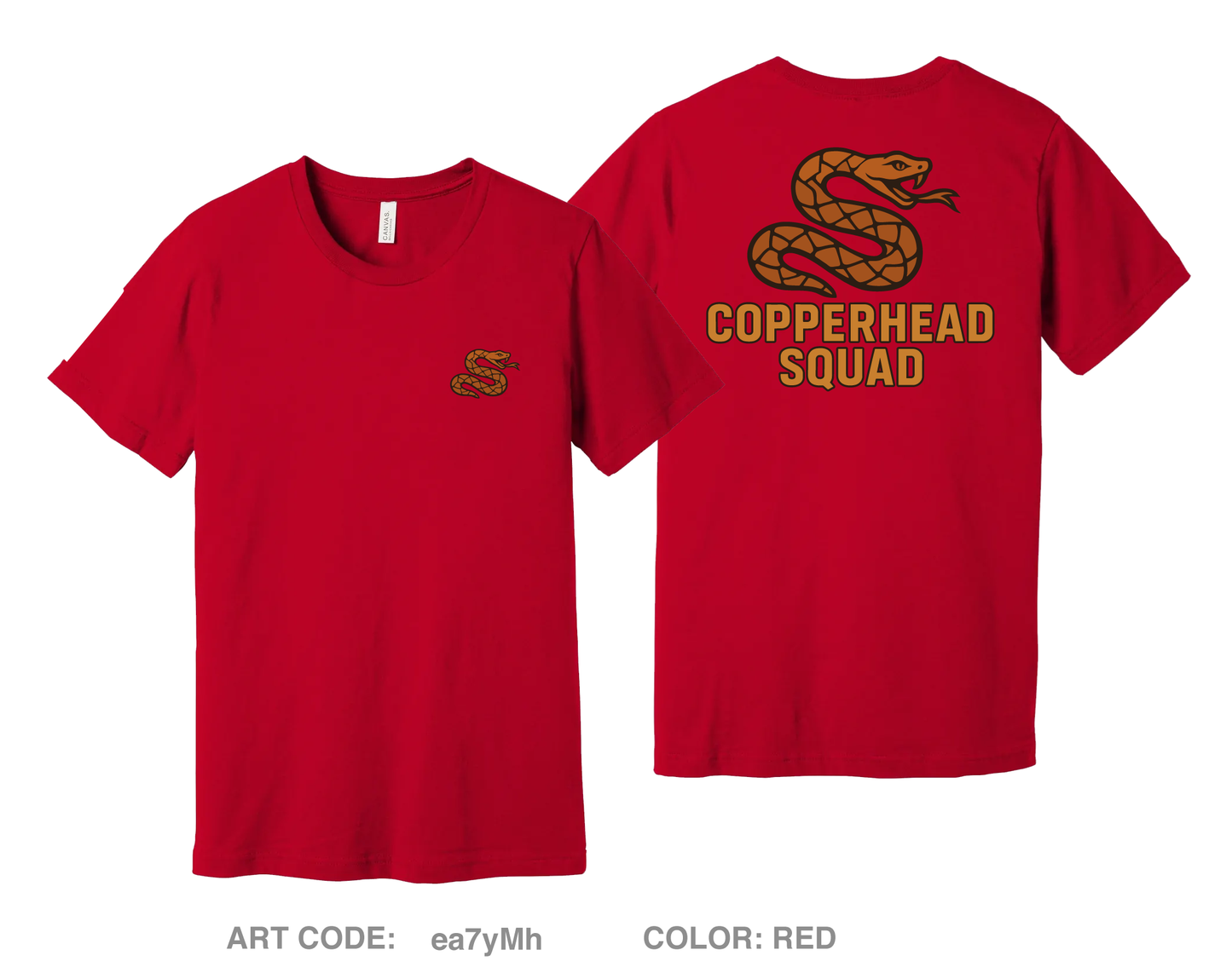Copperhead squad Comfort Unisex Cotton SS Tee - ea7yMh