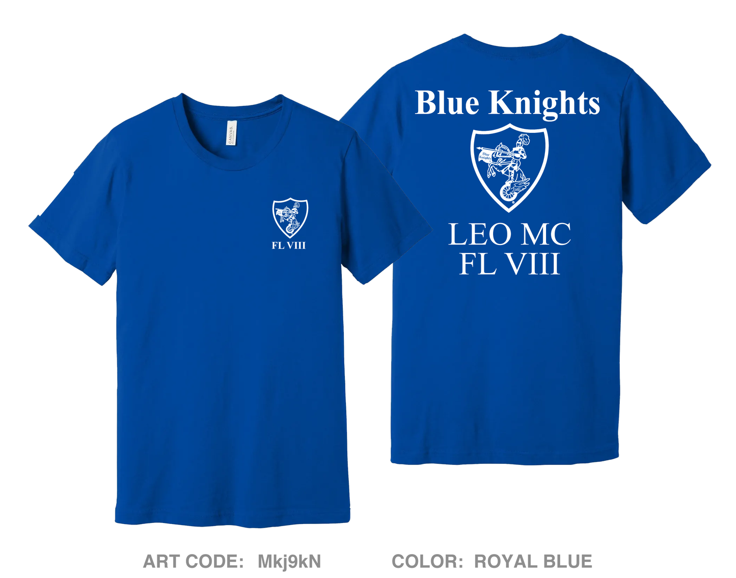 Blue knights Comfort Unisex Cotton SS Tee - Mkj9kN