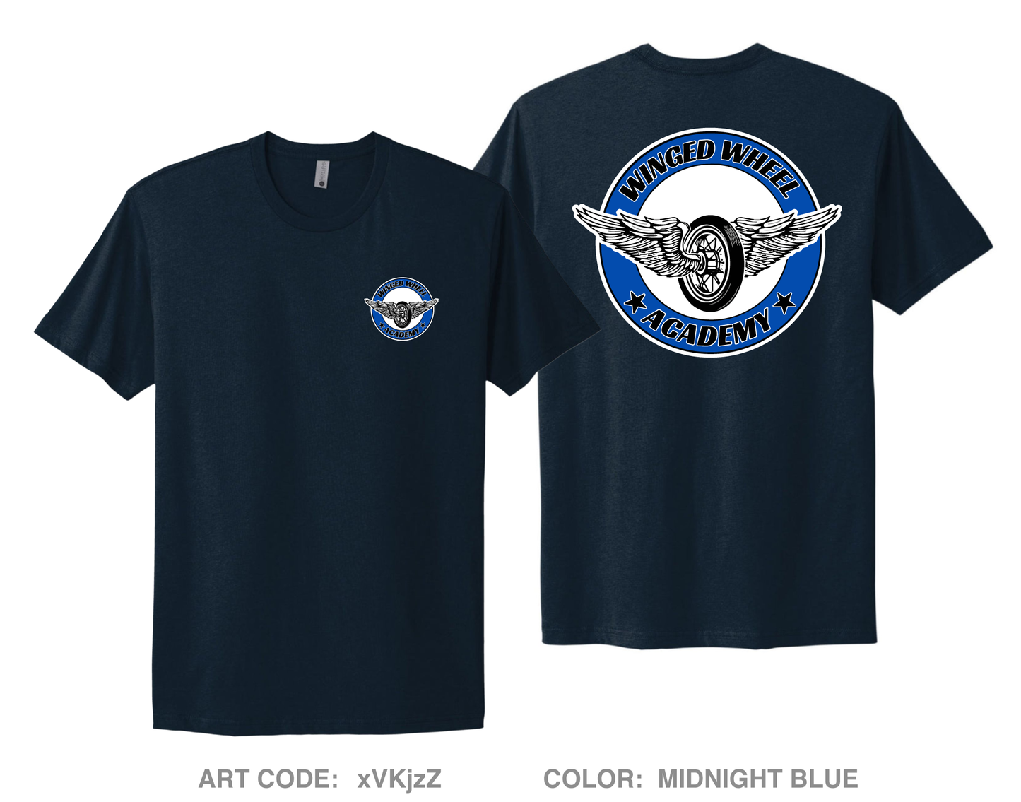 Winged wheel academy Comfort Unisex Cotton SS Tee - xVKjzZ