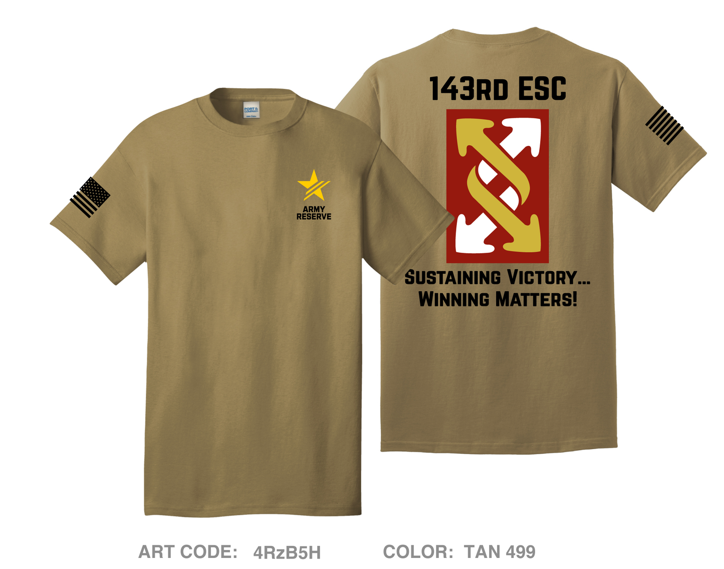 143rd ESC Comfort Unisex Cotton SS Tee - 4RzB5H