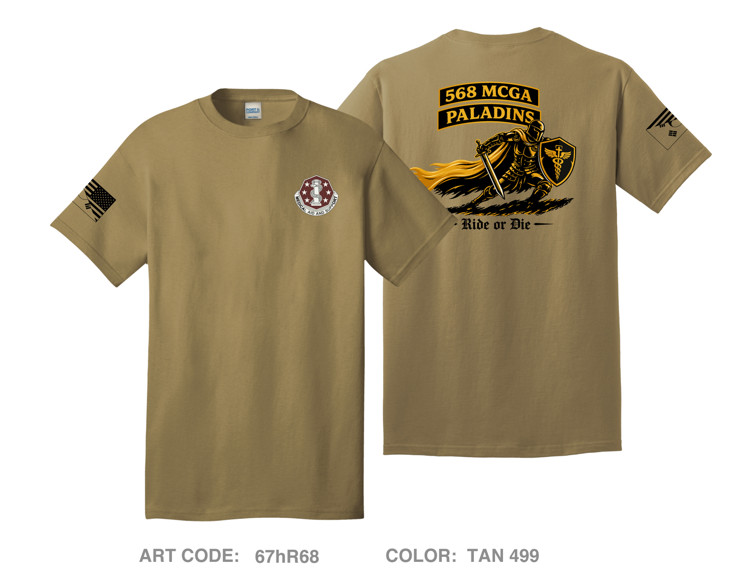 568 MCGA Paladins Comfort Unisex Cotton SS Tee - 67hR68