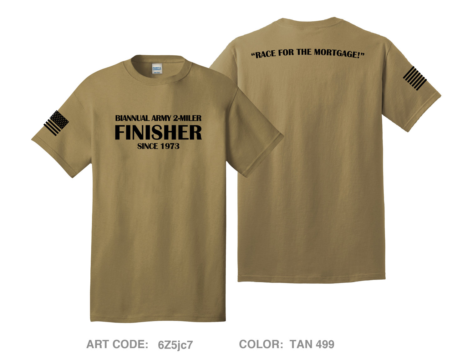 Race for the Mortgage Comfort Unisex Cotton SS Tee - 6Z5jc7