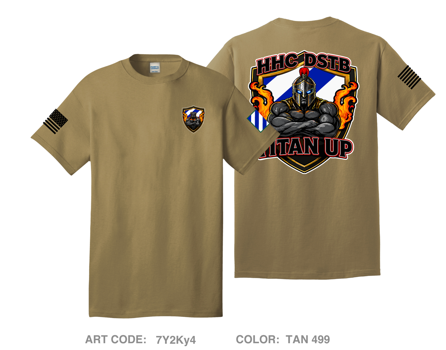 HHC, DSTB, 3DSB Comfort Unisex Cotton SS Tee - 7Y2Ky4