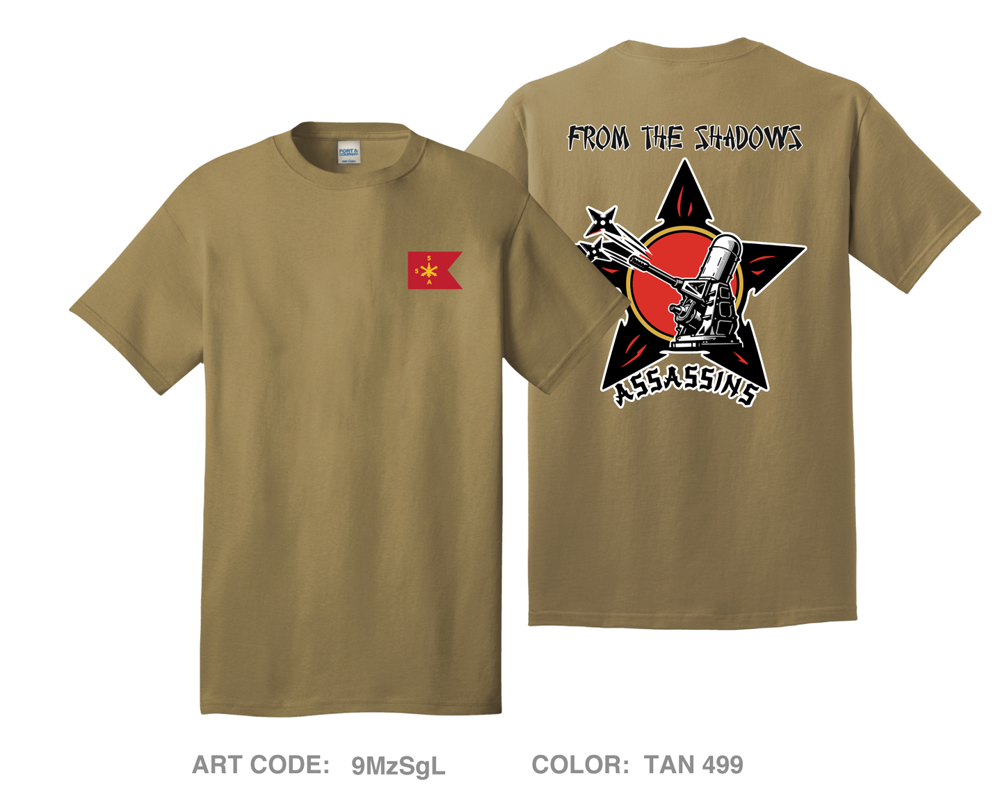 A BTRY 5/5 Comfort Unisex Cotton SS Tee - 9MzSgL