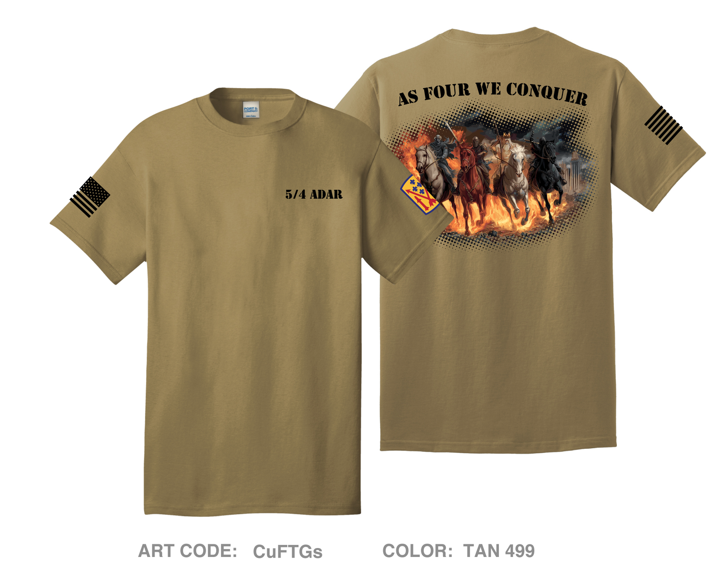 Alpha 5/4 ADAR Comfort Unisex Cotton SS Tee - CuFTGs