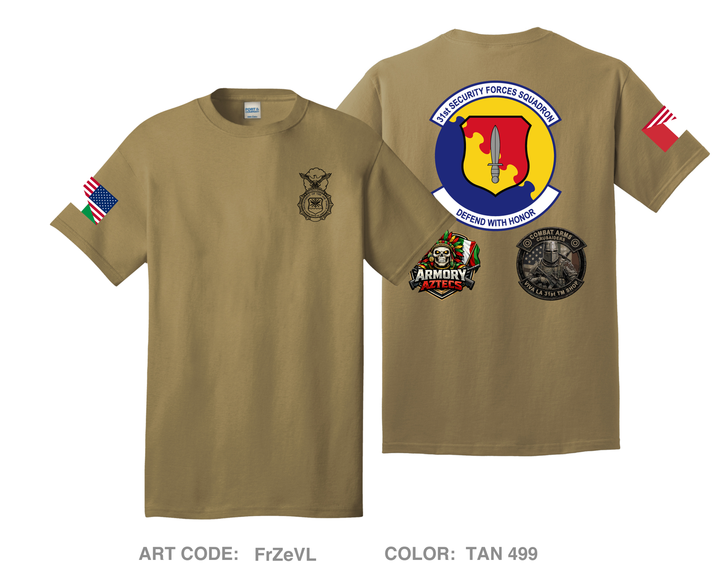 31st SFS/S4 Comfort Unisex Cotton SS Tee - FrZeVL