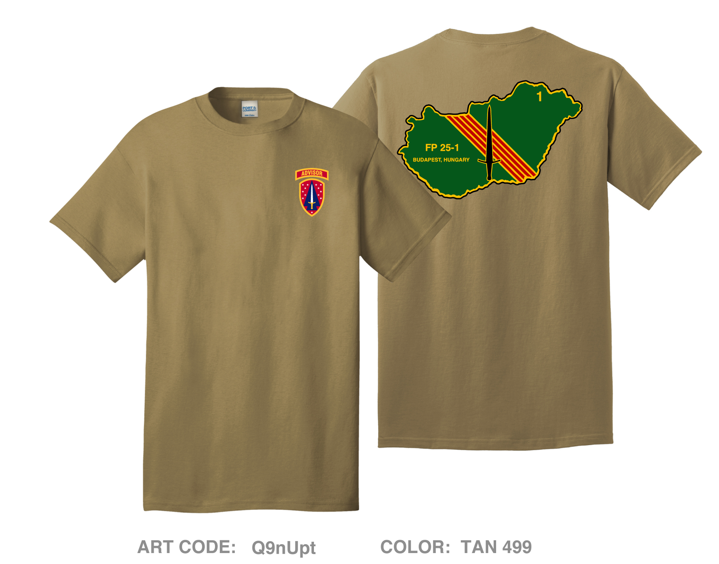 1st BN, 4th SFAB Comfort Unisex Cotton SS Tee - Q9nUpt
