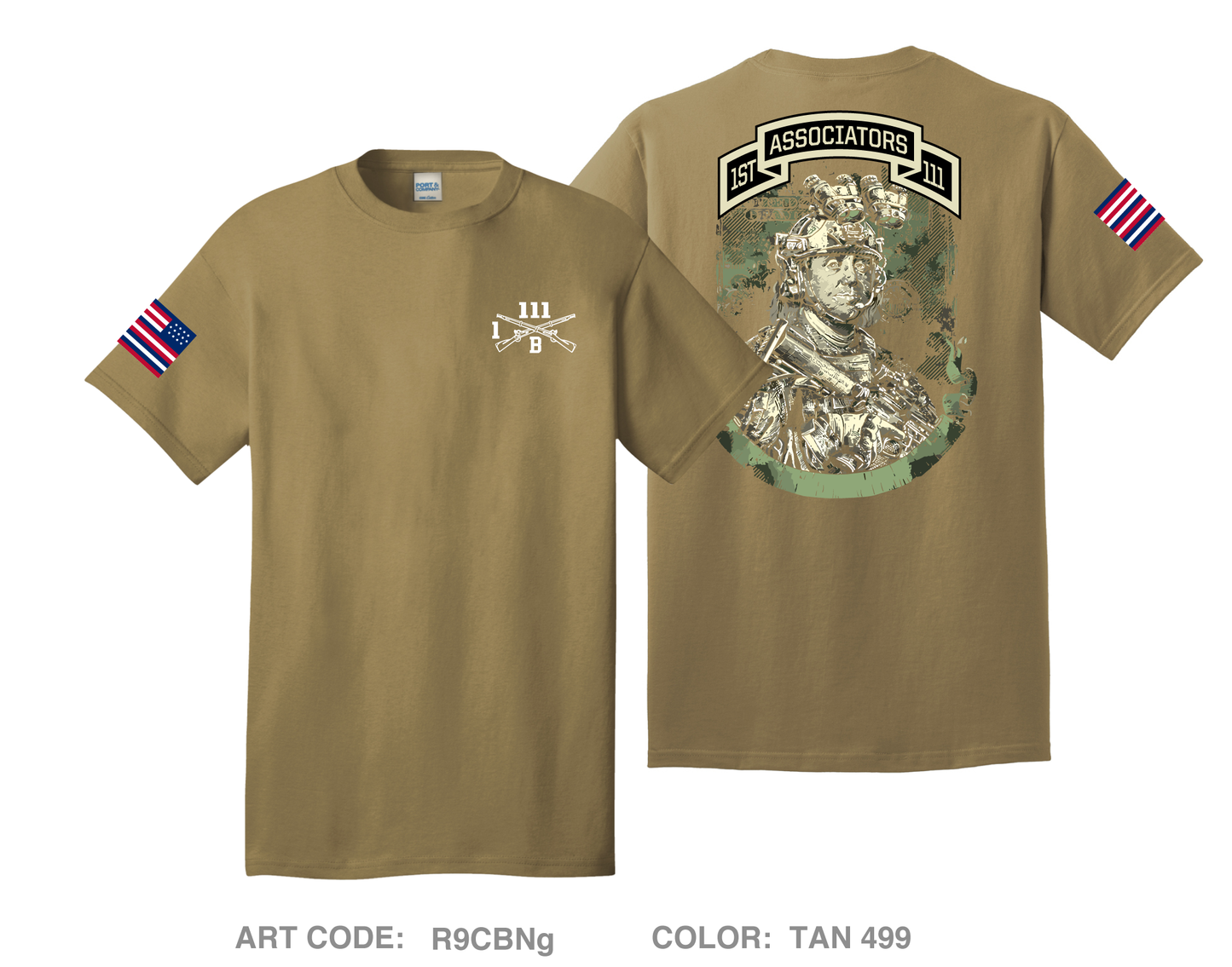 B CO 1-111 Comfort Unisex Cotton SS Tee - R9CBNg