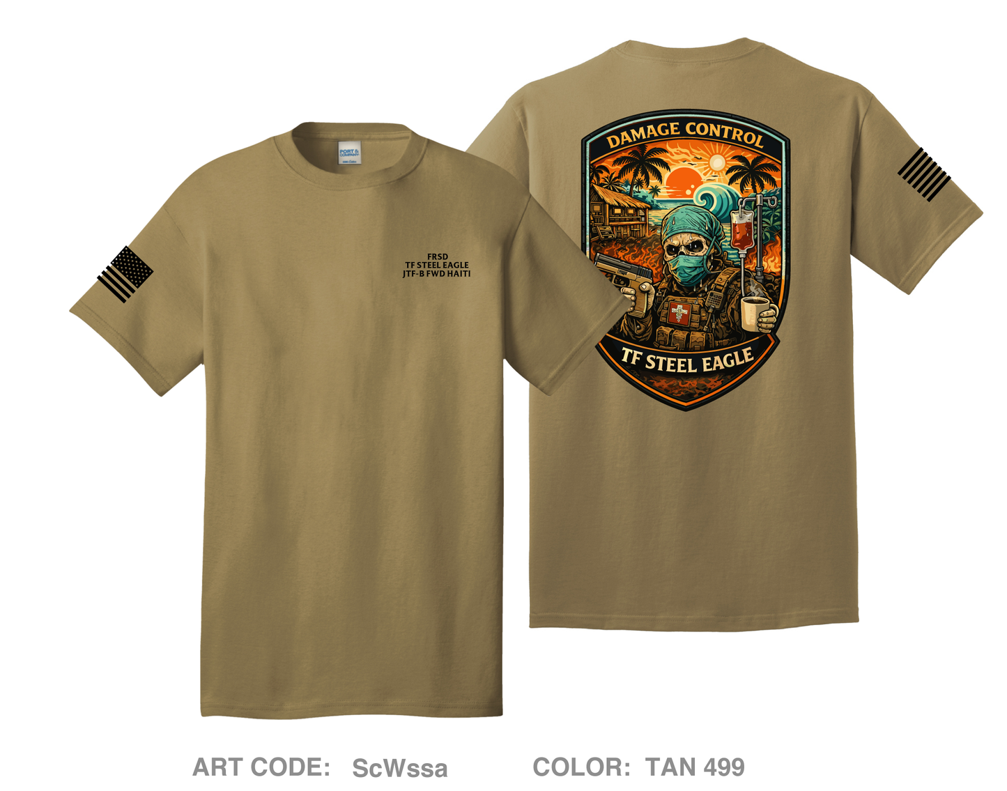 Island Time Comfort Unisex Cotton SS Tee - ScWssa